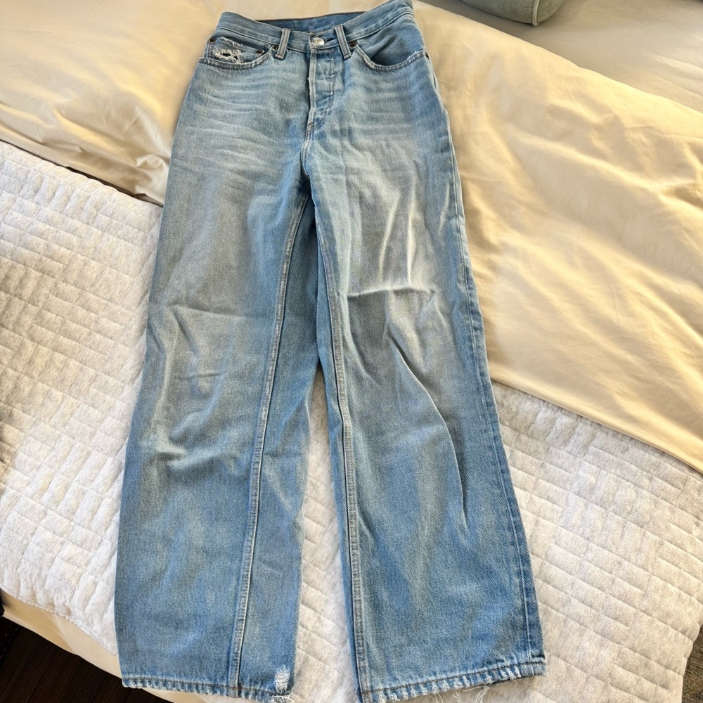 Re/Done Wide Leg Jeans